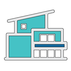 A custom icon for villas section